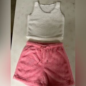 PAJAMA SET PLUSH COZY PAJAMA WEAR, PLESHY COZY KNIT SET, 4 PIECE SET NWOT